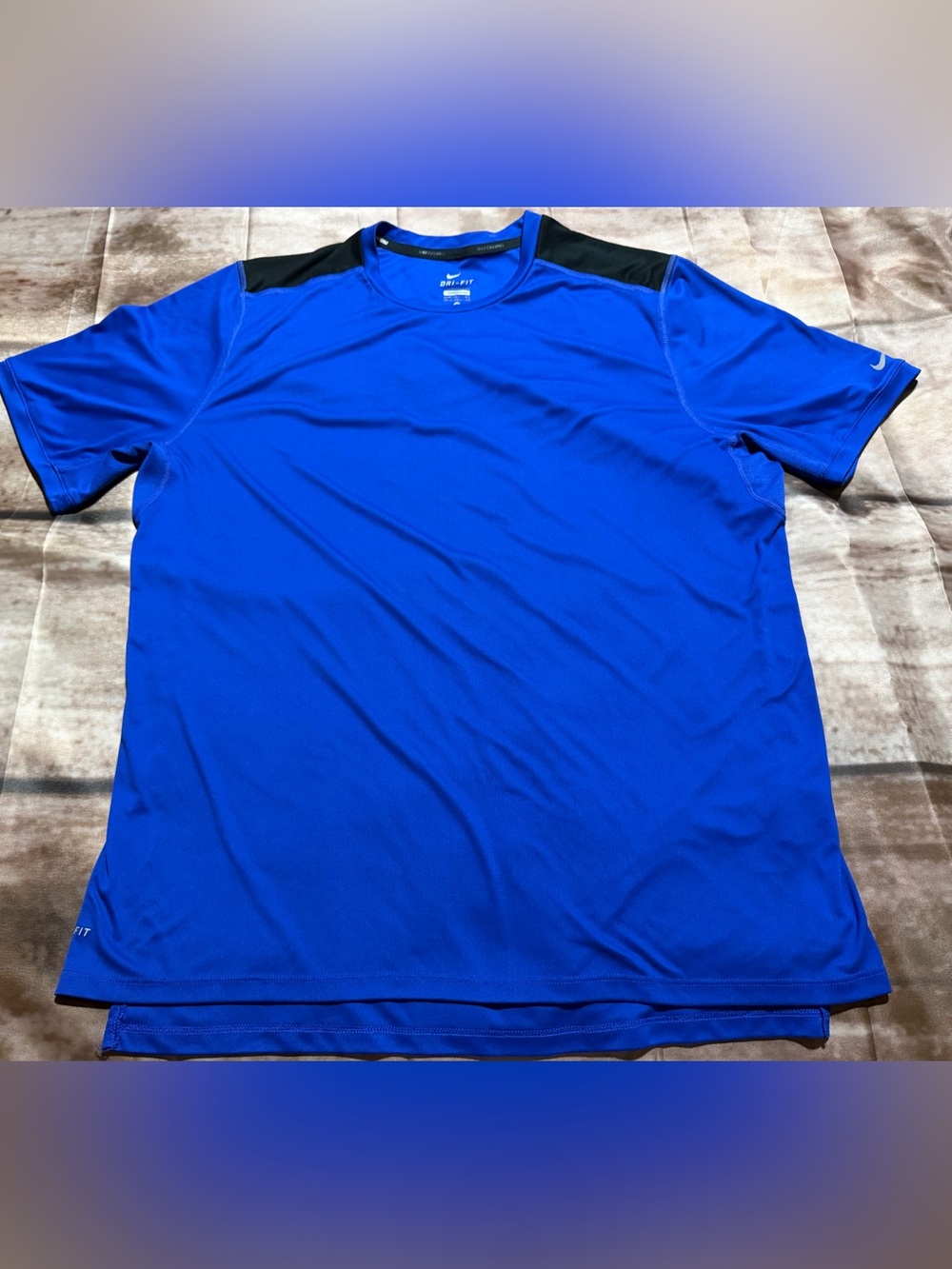 Nike Dri-FIT Women's Athletic Top - Royal Blue with Black Accents